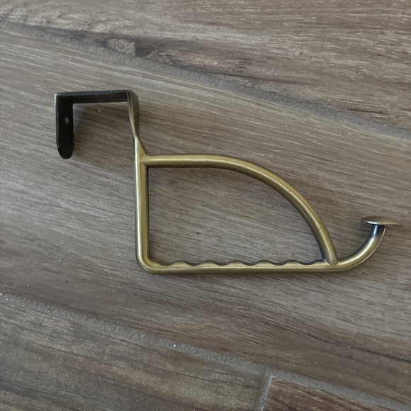 Over The Door Hook Brass Short Utility,hangars - Picture 3 of 5